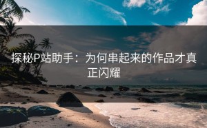 探秘P站助手：为何串起来的作品才真正闪耀