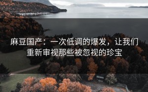 麻豆国产：一次低调的爆发，让我们重新审视那些被忽视的珍宝